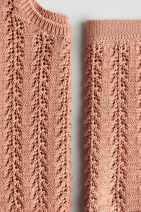 2-piece Pointelle-Knit Set