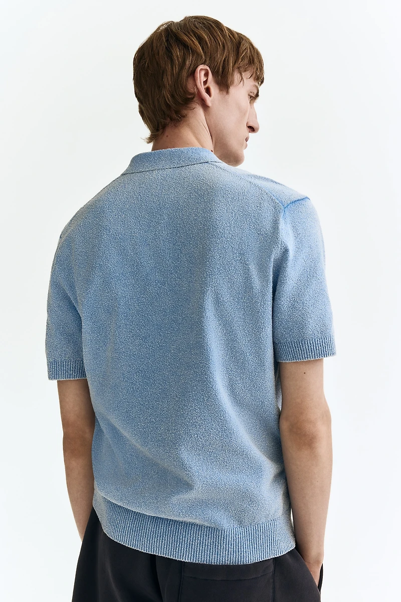 Regular-Fit Knit Polo Shirt