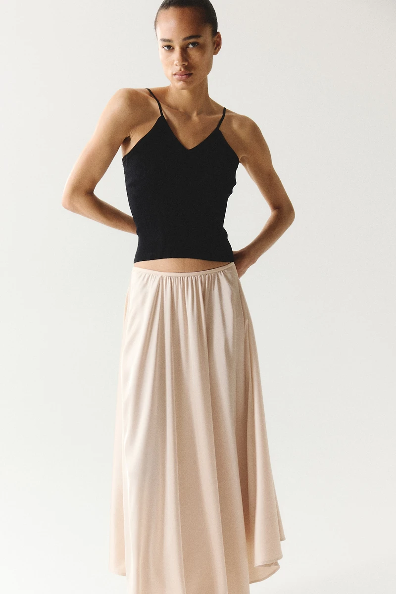 Satin Maxi Skirt