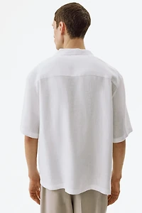 Relaxed-Fit Linen Resort Shirt