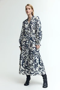 Ruffle-Collar Dress