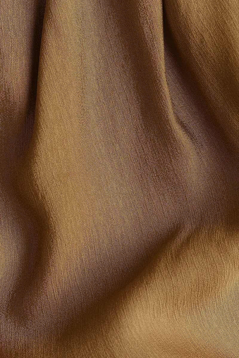 Twist-Detail Wrap Skirt