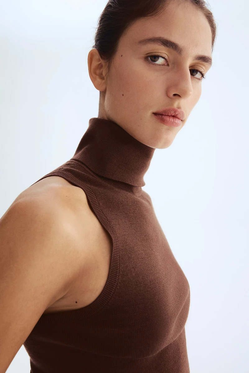 Haut col roulé en laine