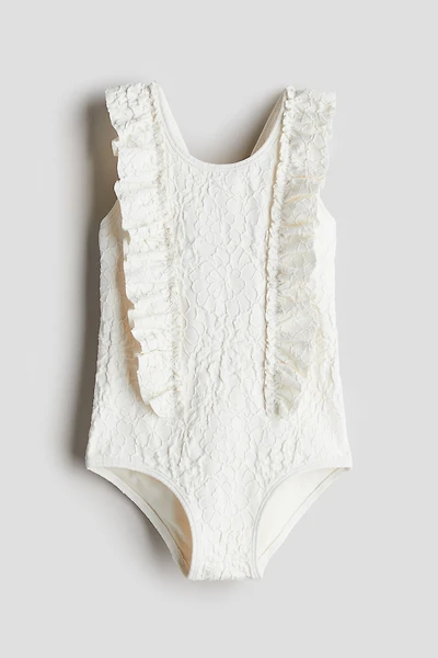 Ruffle-Trimmed Swimsuit