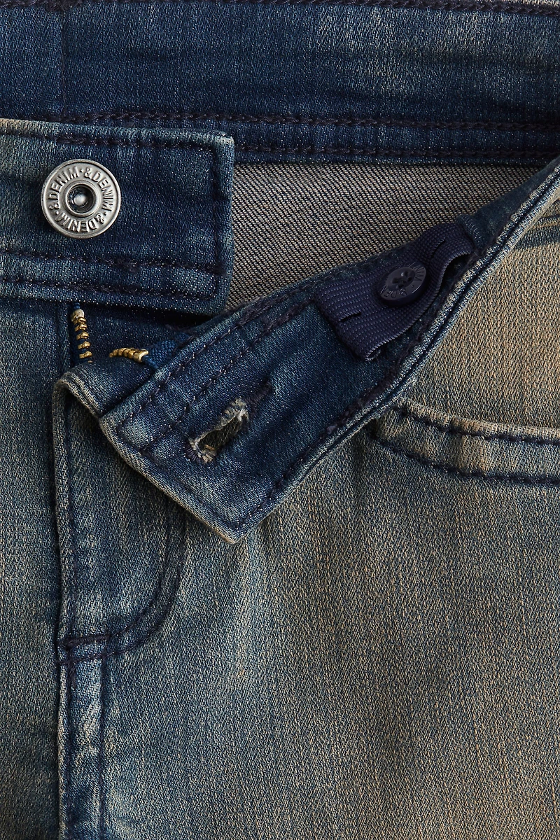 Flared Leg Low Jeans