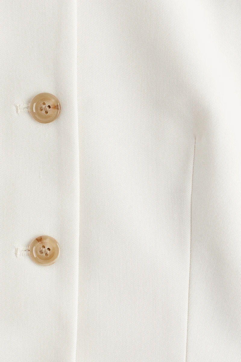 V-Neck Vest with Peplum