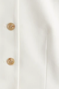 V-Neck Vest with Peplum