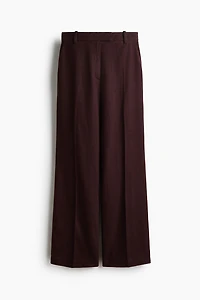 Linen-Blend Dress Pants