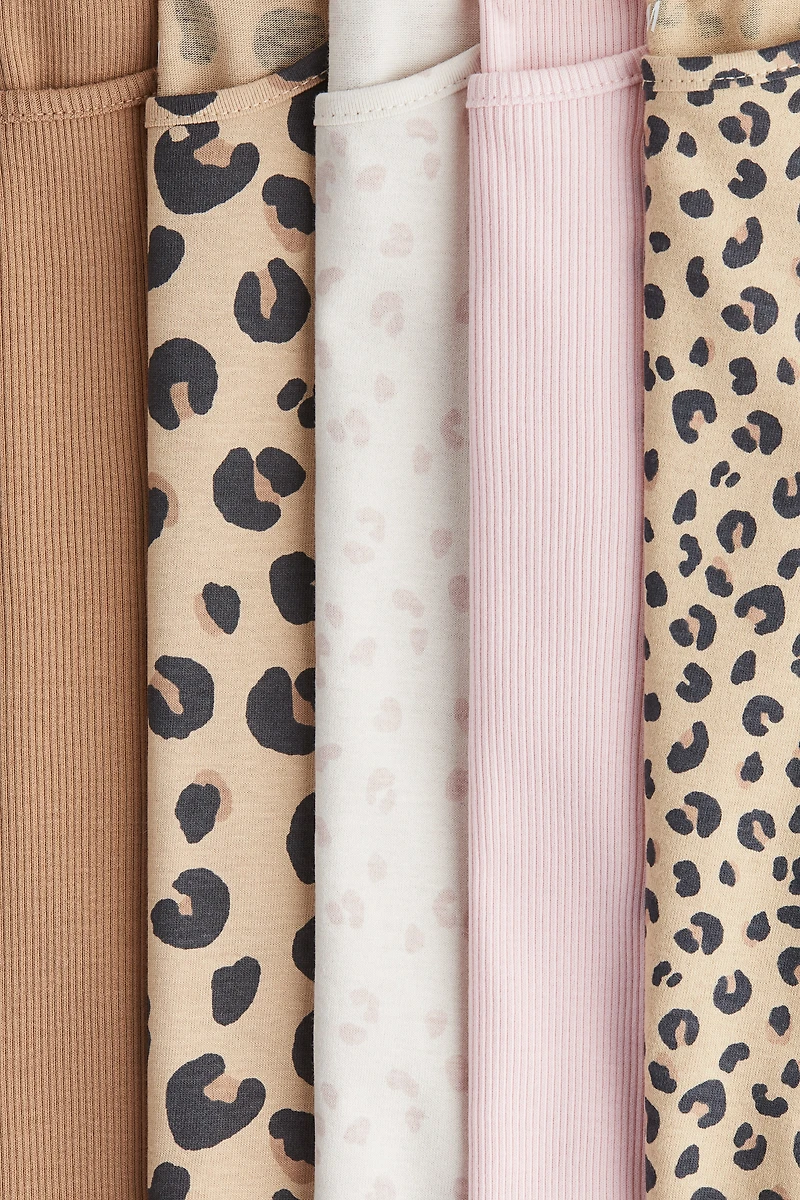 Lot de 5 hauts à manches longues en coton