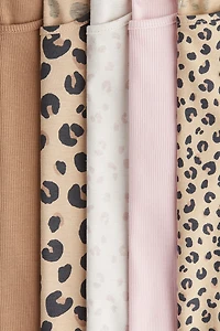 Lot de 5 hauts à manches longues en coton