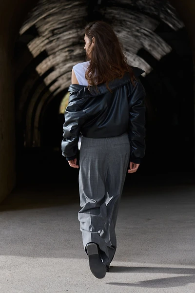 Wide-Leg Dress Pants