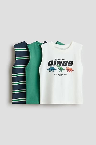 Lot de 3 débardeurs en coton