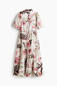 Robe longue en coton