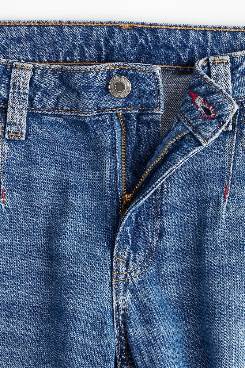 Jean classique jambes larges