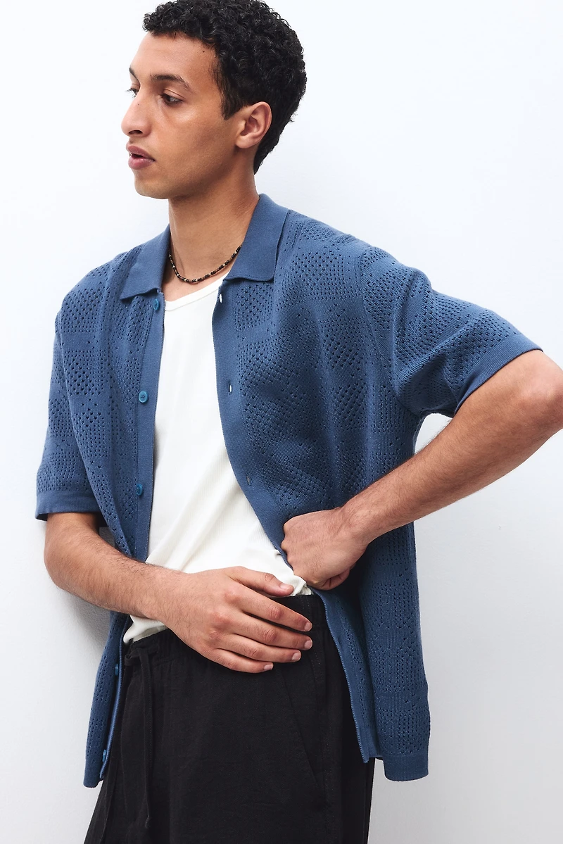 Regular-Fit Knit Shirt