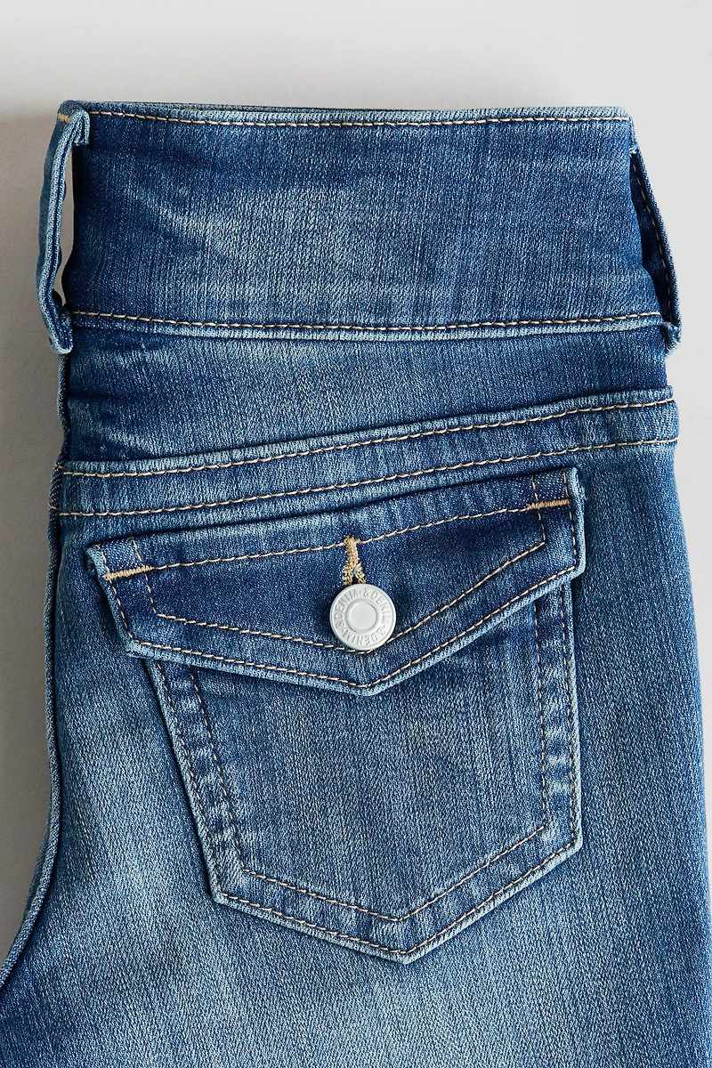 Bootcut Leg Low Jeans