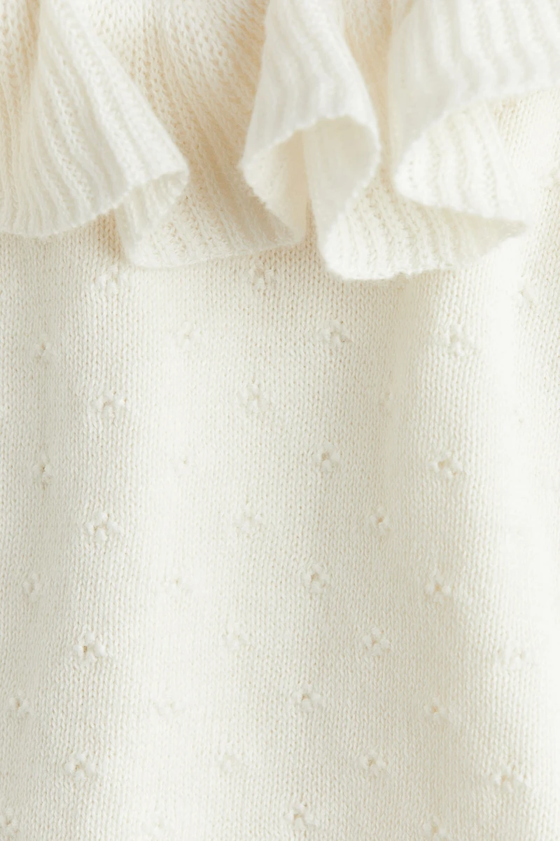 2-Piece Pointelle-Knit Set