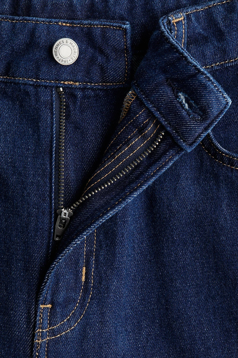 Jean large taille haute