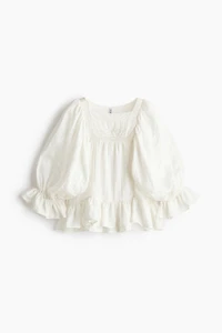 Blouse à manches bouffantes