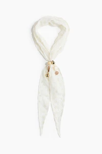 Embroidered Neck Scarf