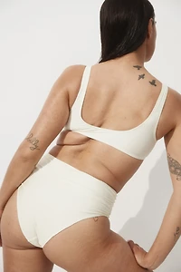 High Waist Cheeky Bikini Bottoms