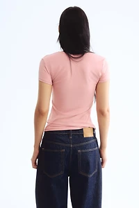 Fitted Microfiber T-shirt