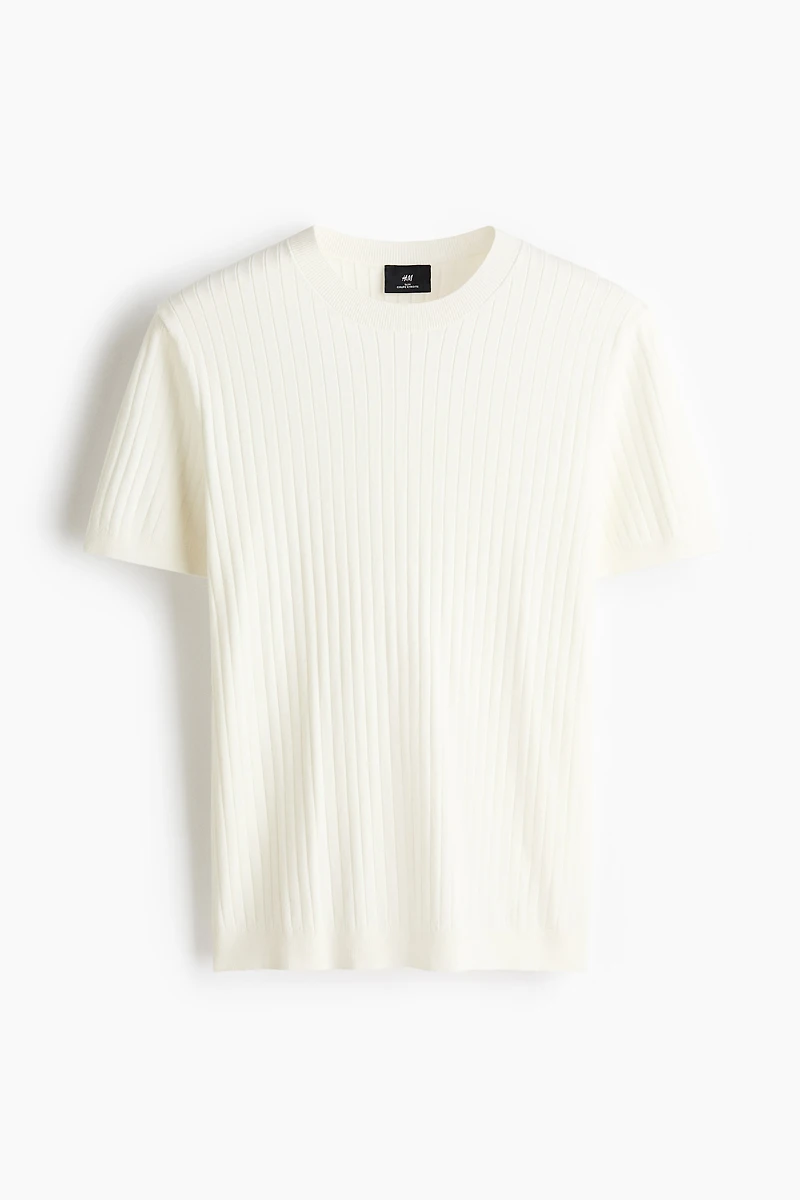 T-shirt près du corps en tricot