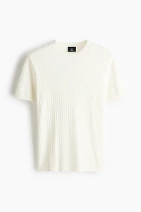 T-shirt près du corps en tricot