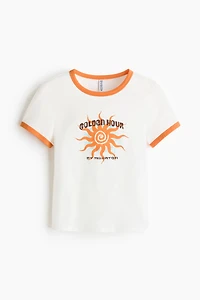T-shirt ajusté en coton