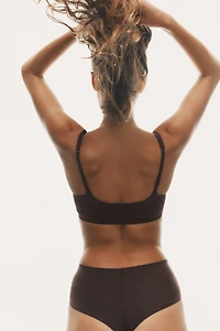 Padded Soft-Cup Microfiber Bra