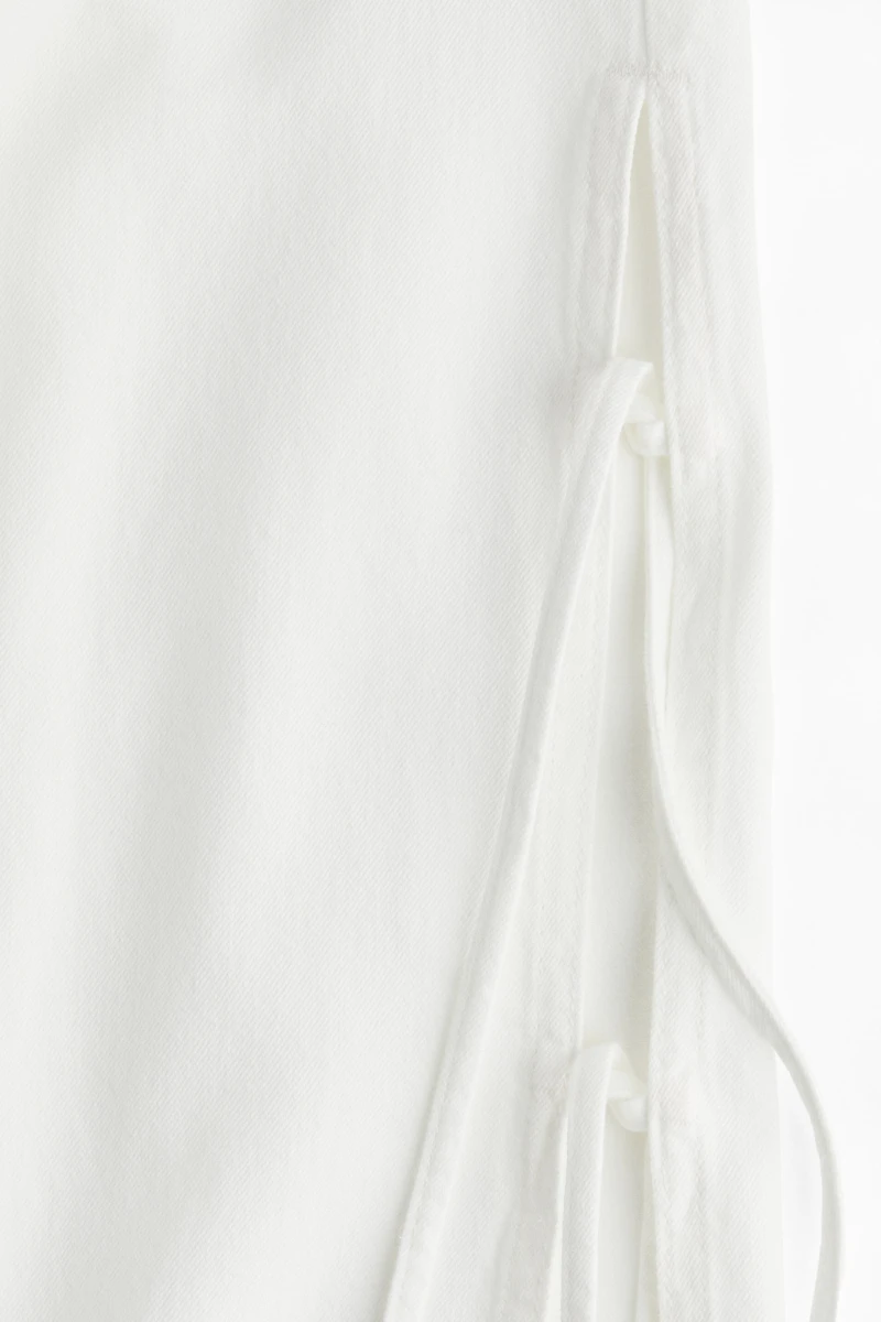 Tie-Detail Pull-On Pants