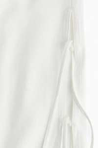 Tie-Detail Pull-On Pants