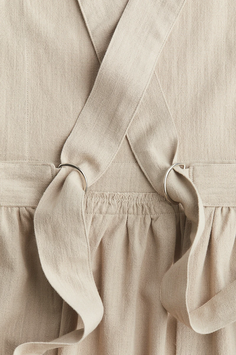 Ruffle-trimmed Apron