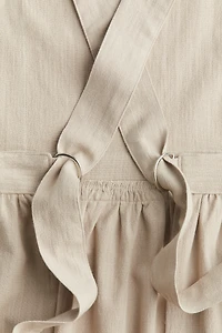 Ruffle-trimmed Apron
