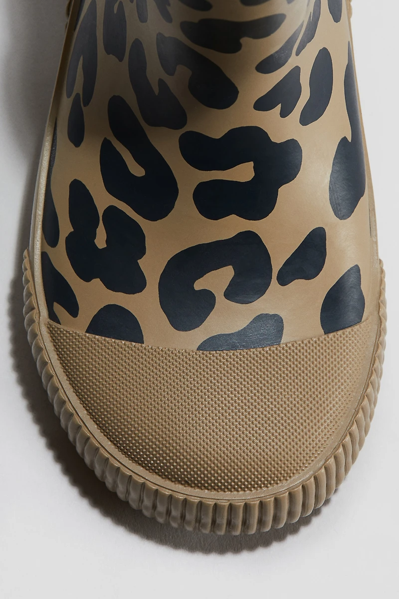 Bottes en caoutchouc doublées de polar