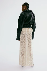 Jupe midi en dentelle