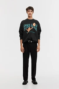 Loose Fit Printed Sweatshirt