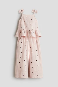 Ensemble 2 pièces en mousseline de coton