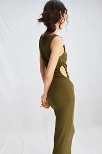 Glittery Cutout Dress