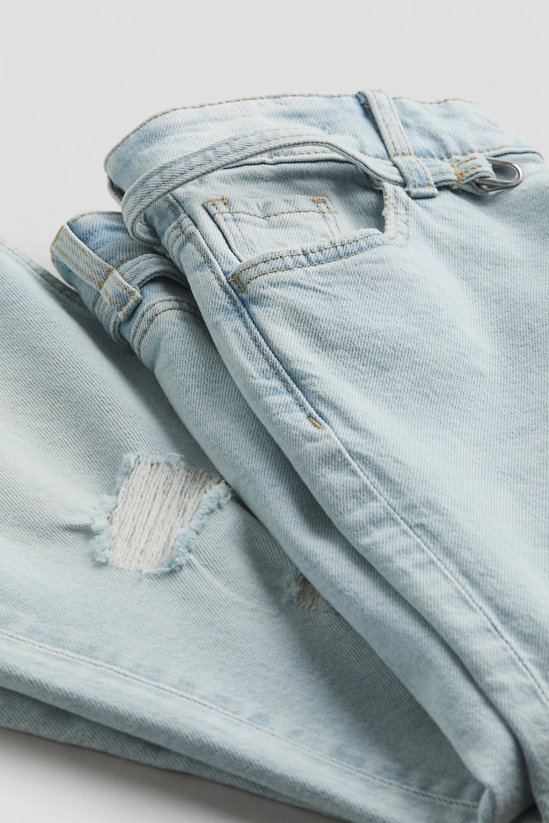 Baggy Fit Bootcut Leg Jeans