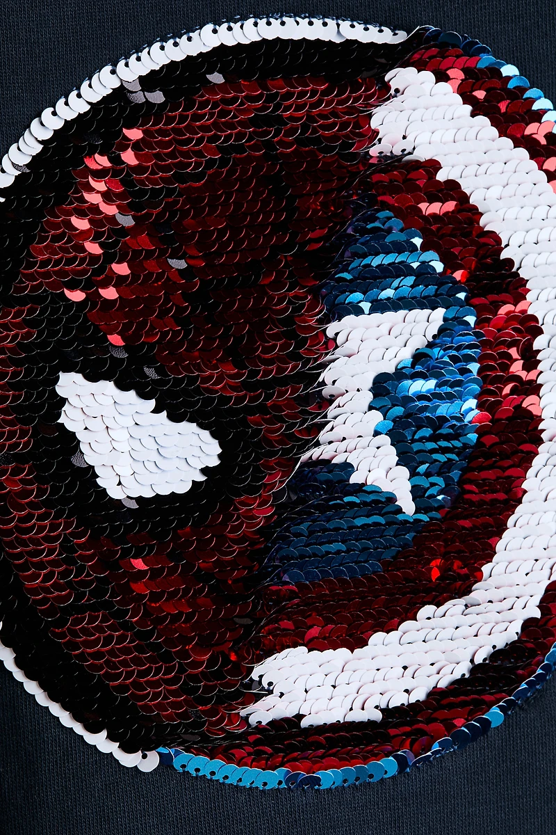 Oversized Printed Sweatshirt