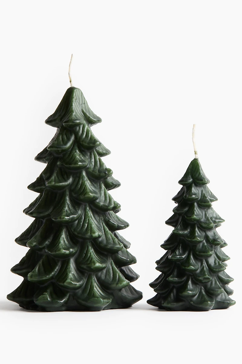 Small Fir-Tree-Shaped Candle