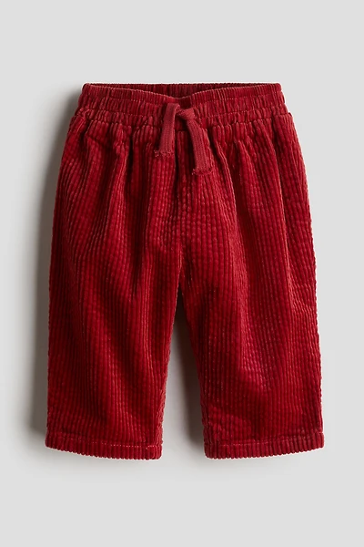 Cotton Corduroy Joggers