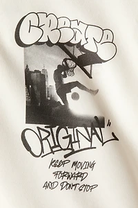 Sweatshirt with Printed Motif