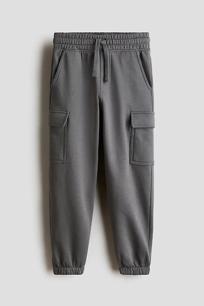 Brushed-Inside Cargo Joggers