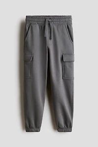 Brushed-Inside Cargo Joggers