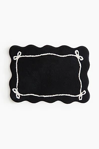 Scalloped-Edge Bath Mat