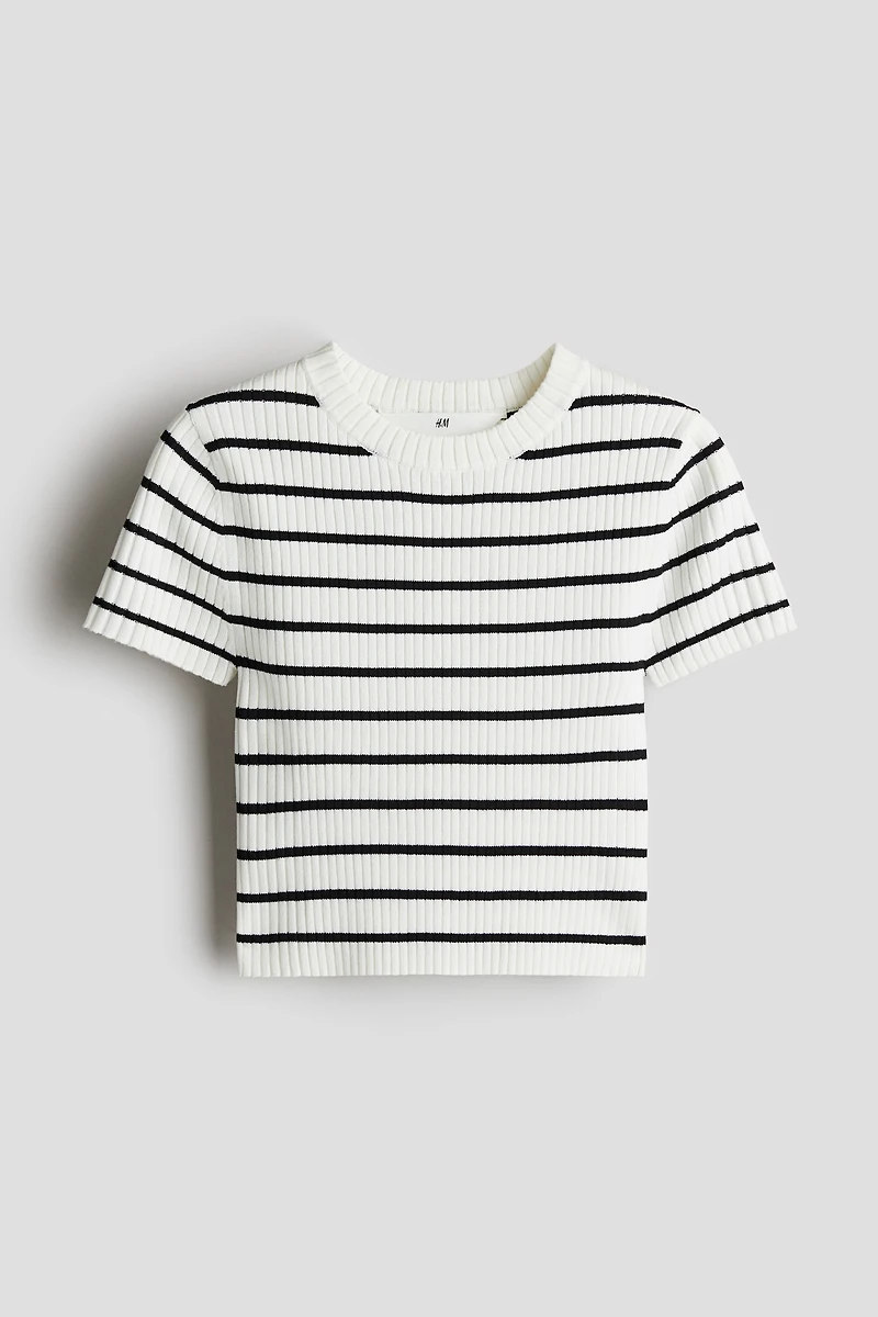 Rib-knit Top