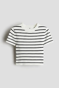 Rib-knit Top