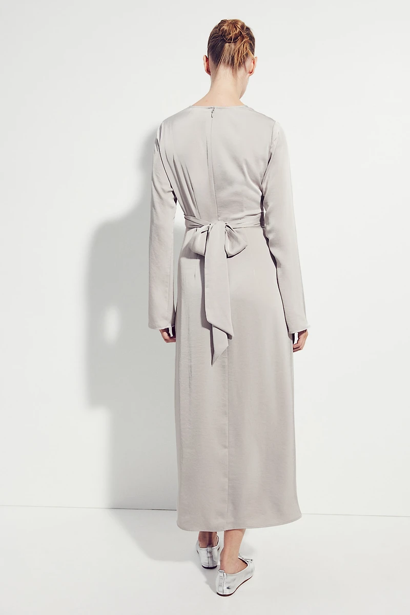 MAMA Robe d'allaitement en satin